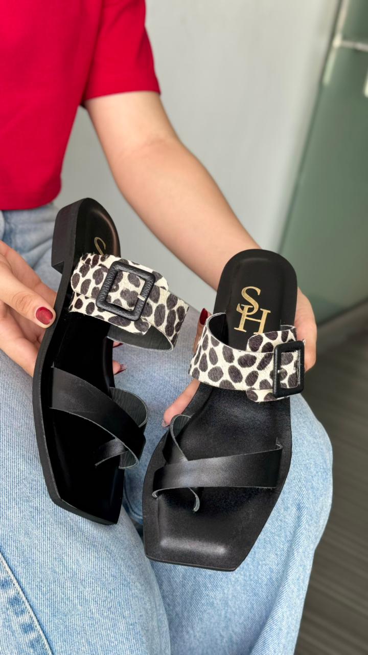 Sandalias en cuero grecia